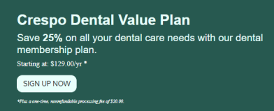 crespo dental value plan